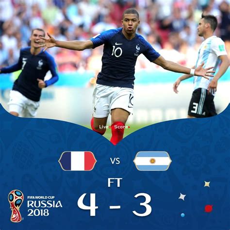 argentina vs france 2018 world cup score